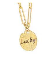 Masaliko Lucky Gümüş Kolye Sb1818, 925 Ayar Kadın Gümüş Kolye (Altın)