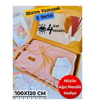 4 Kat Müslin Mint Yeşil Saçaklı Bebek Battaniyesi 100x120 Cm- %100 Pamuklu & Çok Amaçlı Battaniye (Sütlü Kahve)