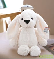 Özgüner Uyku Arkadaşım Tavşan 45 Cm Peluş Tavşan (Beyaz)
