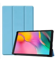 Huawei T5 10 inc Zore Smart Cover Standlı 1-1 Tablet Kılıfı (Mavi)