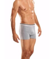 Berrak 1097 Erkek Likralı Esnek Boxer 6'Lı  (Gri)