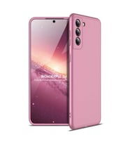 Galaxy S21 Plus Kılıf Zore Ays Full Koruma Kılıf (Rose)