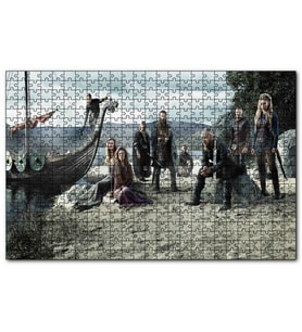 Cakapuzzle Vikingler Tüm Karakterler  Puzzle Yapboz MDF (Ahşap) (255 Parça)