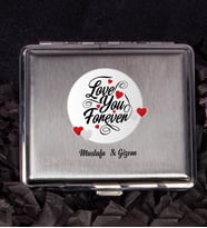 Sevgililere Özel Metal Sigara Tabakası 106975 (Yeşil)