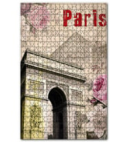 Cakapuzzle Paris Şehir Kapısı Görseli Puzzle Yapboz MDF (Ahşap) (1000 Parça)