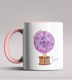 Kişiye Özel Fizik Öğretmeni Tasarımlı Siyah Renk Kupa Bardak  (Pembe)