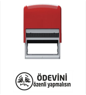 Ödevini Özenli Yapmalısın Öğretmen Kaşesi (Siyah)
