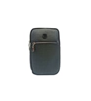 SİA ÇANTA  Kabartma Yazı Baskılı Küçük Kullanışlı Just&Polo Kadın Mini Sırt ve Çapraz Çanta (Siyah)