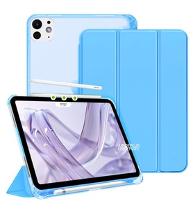 Apple iPad Pro 11 1./2. Nesil Kılıf Flip Cover Kalem Bölmeli PC Case 2018-2020 (Mavi)