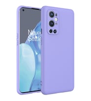 Vendas One Plus 9 Pro Uyumlu W-Lansman Serisi Kamera Korumalı Yumuşak Dokulu Kadife Kaplı Kılıf (Lila)