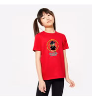 Çocuk Mafia Ördek Baskılı Pamuklu Tshirt (A.Kırmızı)