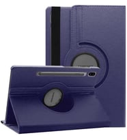 Samsung Galaxy Tab S7 T870 T875 T877 Kılıf 360 Dönebilen Standlı Case (Lacivert)