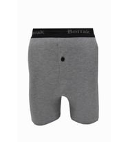 Erkek Likralı Düğmeli 3 Lü Boxer Berrak-1059 (Koyu Gri)