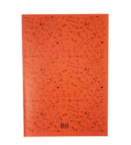 40 Yaprak Çizgili Defter Plastik Kapak A-4 1 Adet PP Kapak Büyük Boy Kareli Defter 40 Sayfa A4 Desenli Kapak (Turuncu)