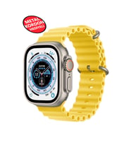 Ultra 2 Akıllı Saat Çelik Kordon Hediyeli Gri Kasa 49mm Nfc Bildirim Sesli Arama Özellikli LG68 (Sarı)
