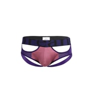 Erkek Kırmızı Fantazi Jockstrap Destekli String Tanga 1214 (Çok Renkli)
