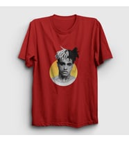 Presmono Unisex Sarı Sun XXXTentacion T-Shirt 48814tt (Kırmızı)