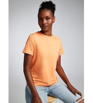 Kadın Bisiklet Yaka Tshirt SPR24TSK46 (Turuncu)