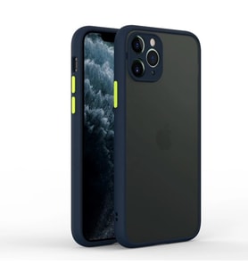 iPhone 11 Pro Max 6.5inç Kamera Korumalı Premium Silikon Kılıf (Lacivert)