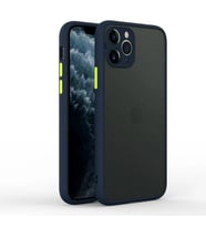 iPhone 11 Pro Max 6.5inç Kamera Korumalı Premium Silikon Kılıf (Lacivert)