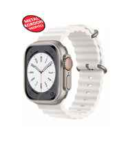 Ultra 2 Akıllı Saat Çelik Kordon Hediyeli Gri Kasa 49mm Nfc Bildirim Sesli Arama Özellikli LG68 (Beyaz)