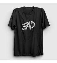 Presmono Unisex Sarı Bad XXXTentacion T-Shirt 46942tt (Siyah)