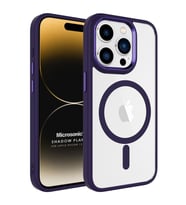 Microsonic Apple iPhone 15 Pro Kılıf Shadow Planet Koyu Yeşil (Mor)