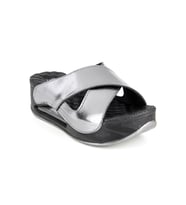 MUYA Orthopedix Penelope Anatomik Air Max Tabanlı Kadın Terlik 31210 (Kurşun)