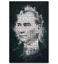 Cakapuzzle Mustafa Kemal Atatürk Portresi İmzası Görse Puzzle Yapboz MDF (Ahşap) (500 Parça)