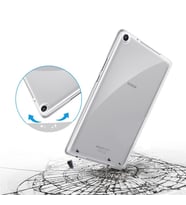 Huawei Mate Pad T8 Kılıf Tablet Hibrit Silikon Case (Şeffaf Hologram)