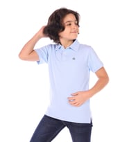 Toontoy Erkek Çocuk Polo Yaka Tişört (Mavi)