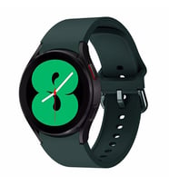 Samsung Galaxy Watch 4 Classic 42mm Kordon Silikon Kordon (Koyu Yeşil)