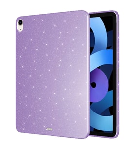 Apple iPad Air 4. Nesil 10.9 Kılıf Işıltılı Parlak Görünüm Koton Case (10.Nesil (Lila)