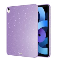 Apple iPad Air 4. Nesil 10.9 Kılıf Işıltılı Parlak Görünüm Koton Case (10.Nesil (Lila)
