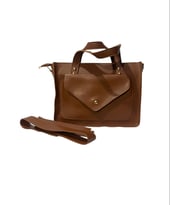 AL ZE DESIGN MİSS LUXE EL VE OMUZ ÇANTASI (Taba)