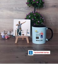 Babalar Günü Hediyesi Fotoğraflı Dekoratif Taş, Kupa Bardak Beyaz Hediye Babaya Doğum Günü Hediyesi (Model 11)
