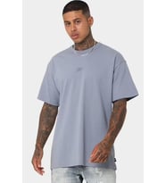 Nike Sportswear Premium Essentials Bol Kesim Bordo Erkek Tişört (Mavi)