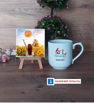 Patoloji Teknikeri Fotoğraflı Dekoratif Taş, Kupa Bardak Beyaz Hediye (Model 5)