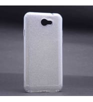 General Mobile 6 Kılıf Shining Simli Silikon Kılıf (Gümüş)
