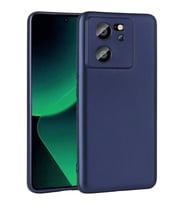 Xiaomi Mi 13T Pro Kılıf Kamera Çıkıntılı Soft Silikon (Lacivert)