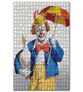Cakapuzzle Arthur Sarnoff Palyaço Resim Puzzle Yapboz MDF (Ahşap) (255 Parça)