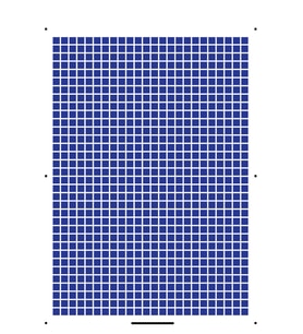 1x1 cm KARE PUL ÇIKARTMA ETİKET - 816 adet (Lacivert)
