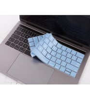 MacBook Pro TouchBar KlavyeKoruyucu 1706 1989 2159 1707 1990 Amerika İngilizce (Beyaz-Mavi)
