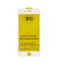 iPhone 7 Yeni Nesil 9D Ekran Koruyucu Full Ekran (Beyaz)