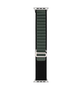 Watch 40mm Band-74 Hasır Kordon (Siyah-Yeşil)