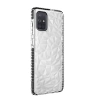 Galaxy A71 Kılıf Zore Buzz Köşeleri Airbagli Prizmatik Tasarım (Siyah)