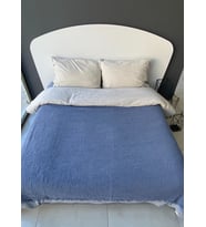 Müslin Yatak Örtüsü/Pike 4 Katlı (Lacivert)