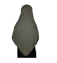 Büyük Boy Medine İpeği Eşarp (Haki)