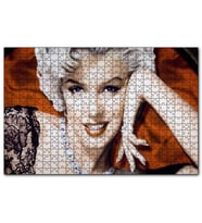 Cakapuzzle Marilyn Monreo Beyaz Saç Gülümseme Görseli  Puzzle Yapboz MDF (Ahşap) (255 Parça)