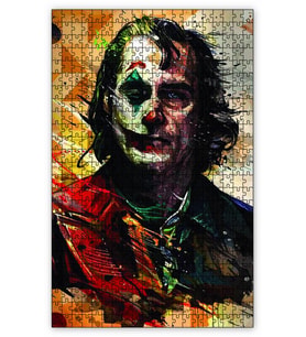 Cakapuzzle Joker Illustration Görseli Puzzle Yapboz MDF (Ahşap) (1000 Parça)